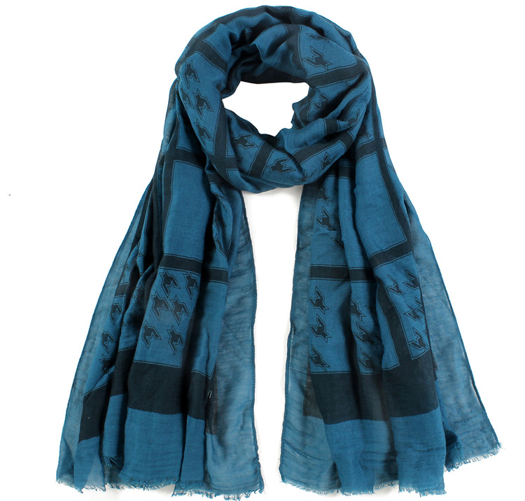 Wholesale polyester houndstooth scarf
