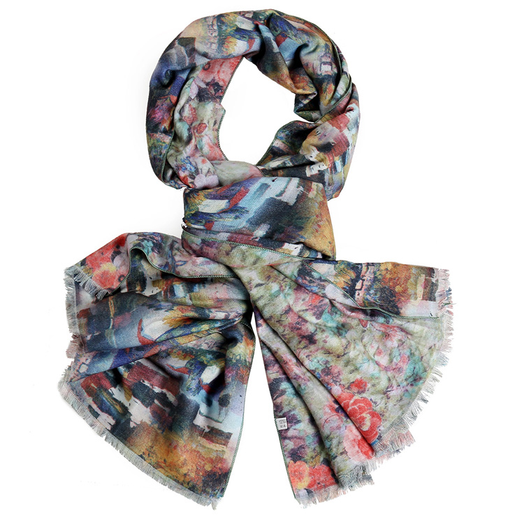 Wholesale floral cashmere scarf