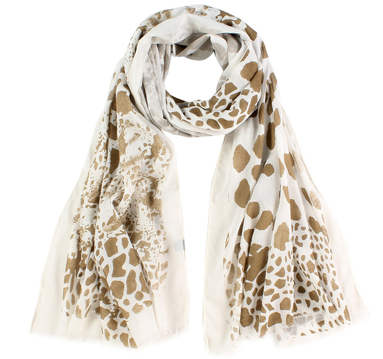 Wholesale polyester leopard scarf