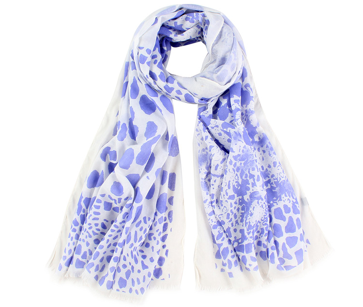 Wholesale polyester leopard scarf