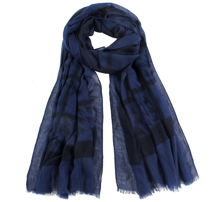 Wholesale polyester houndstooth scarf