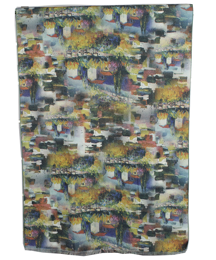 Wholesale floral cashmere scarf