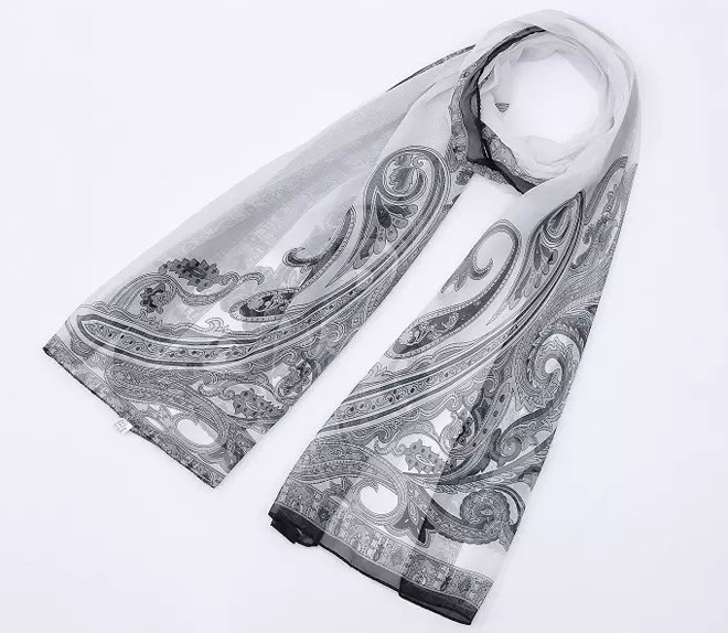 Wholesale women chiffon printed scarf