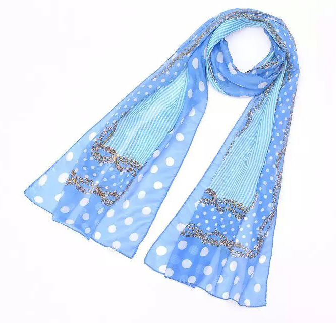 Wholesale autumn chiffon silk scarf