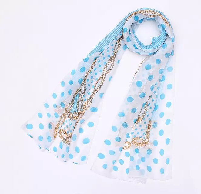 Wholesale autumn chiffon silk scarf