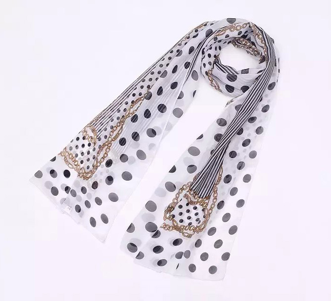 Wholesale autumn chiffon silk scarf