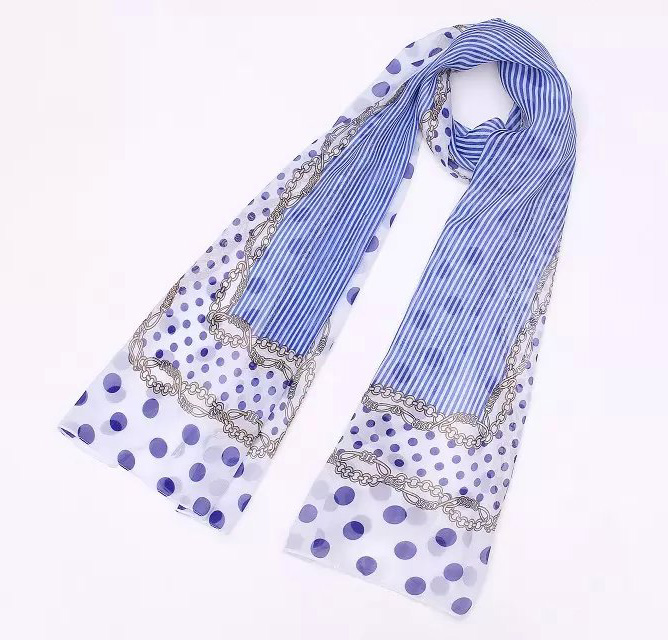 Wholesale autumn chiffon silk scarf