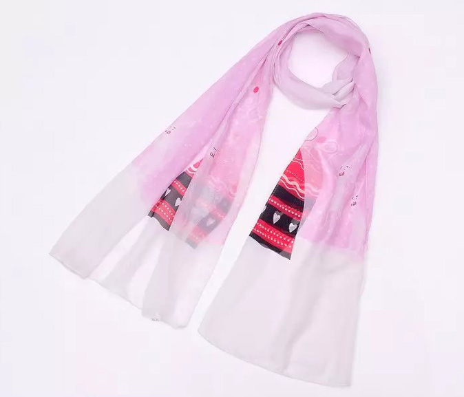 Wholesale chiffon georgette silk scarf