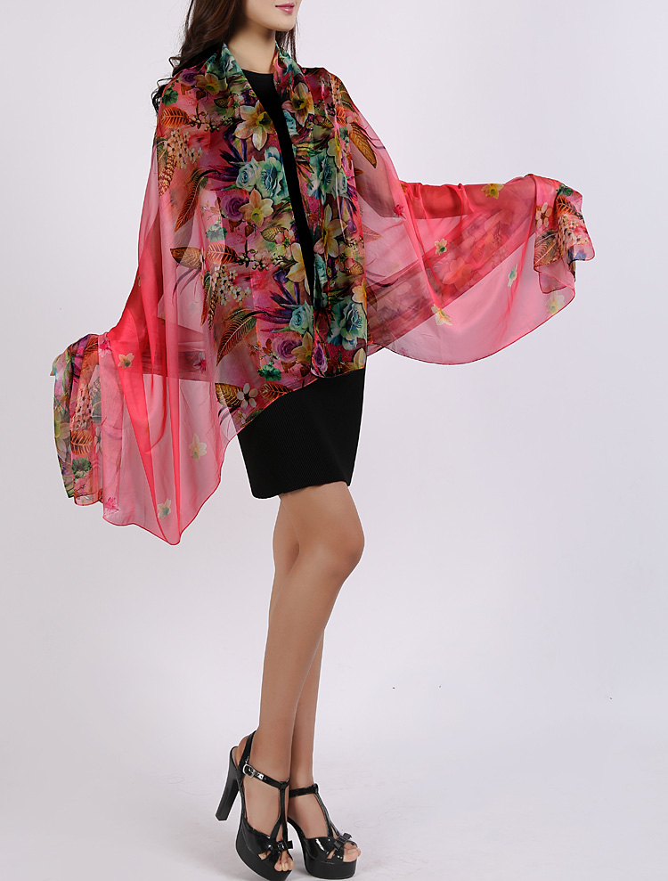 Wholesale beach silk scarf