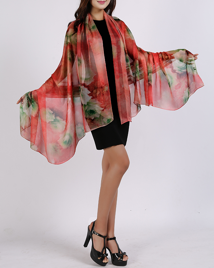 Wholesale floral beach scarf