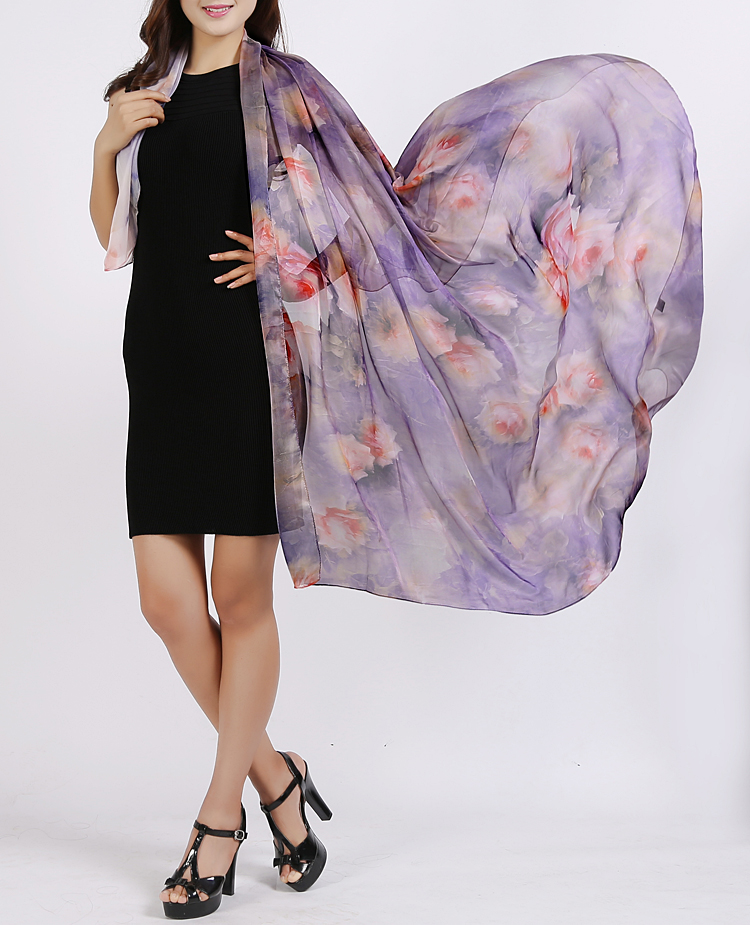Wholesale floral beach scarf
