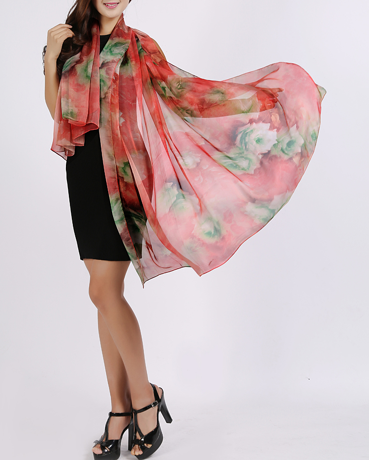 Wholesale floral beach scarf