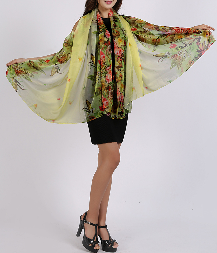Wholesale beach silk scarf