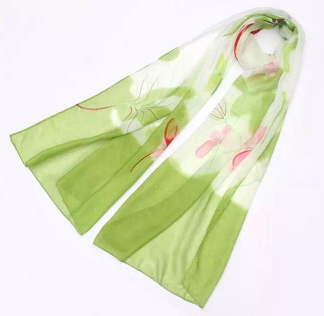 Wholesale chiffon silk long scarf