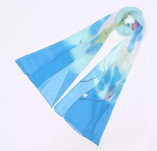 Wholesale chiffon silk long scarf