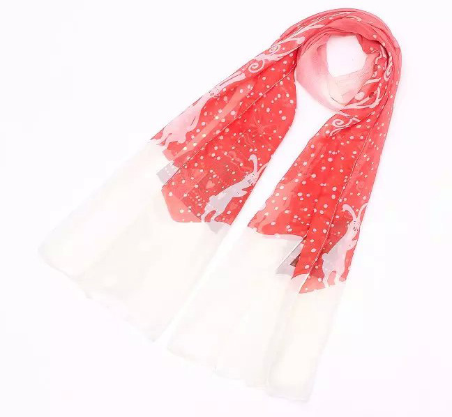 Wholesale chiffon georgette silk scarf