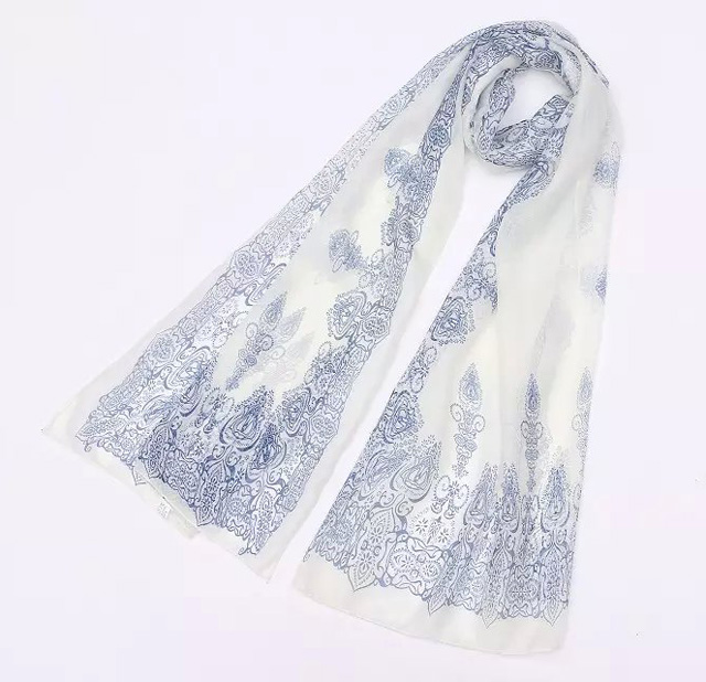 Wholesale ladies long chiffon scarf