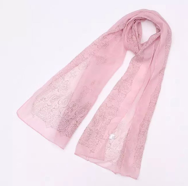 Wholesale ladies long chiffon scarf