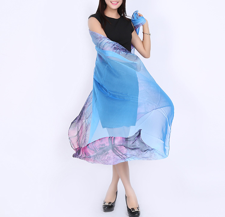 Wholesale women chiffon beach scarf