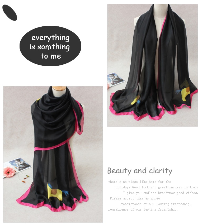 Wholesale soft chiffon scarf