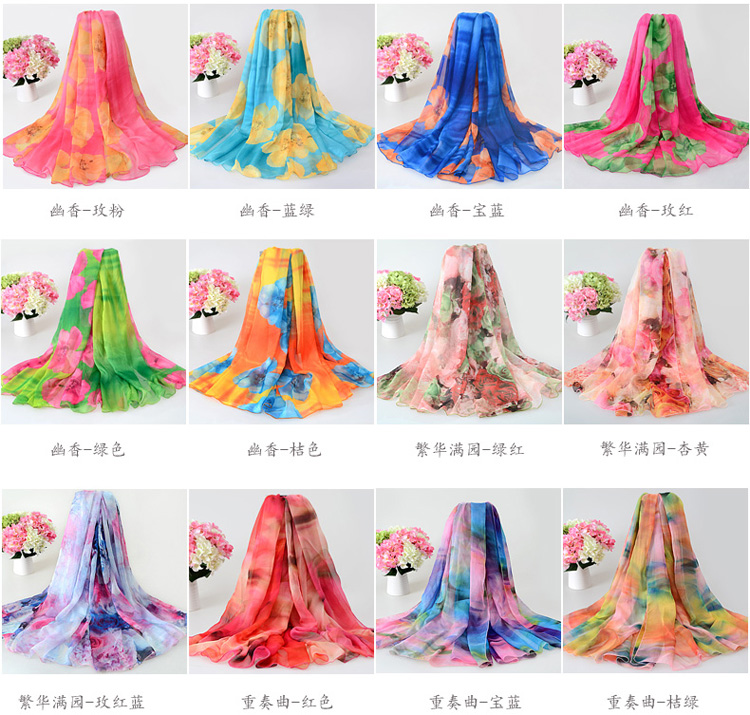 Wholesale women large beach scarf
