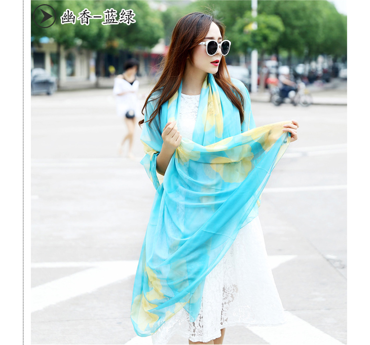 Wholesale women large beach scarf