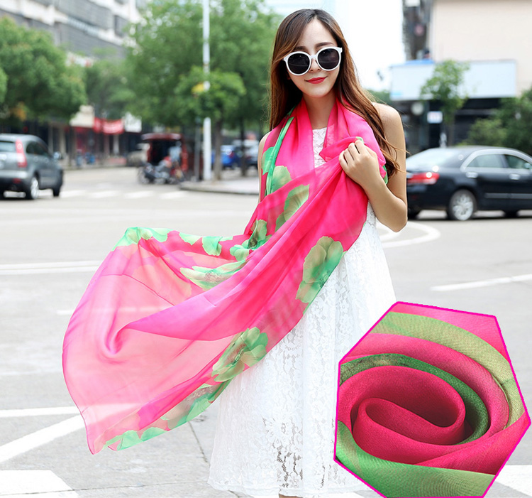 Wholesale women large beach scarf