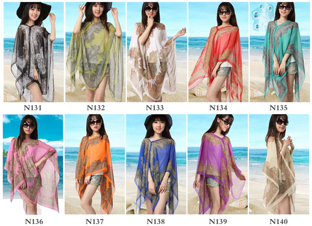 Wholesale sunscreen silk scarf