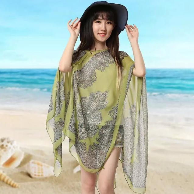 Wholesale sunscreen silk scarf