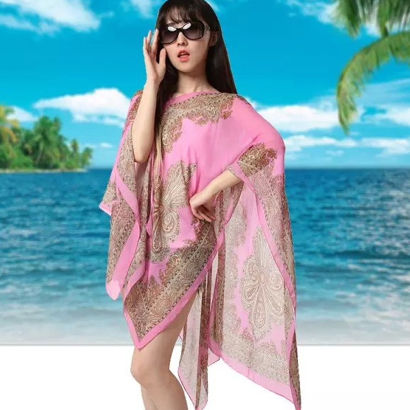 Wholesale sunscreen silk scarf