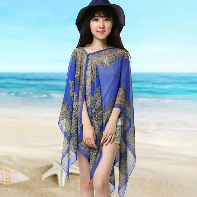 Wholesale sunscreen silk scarf