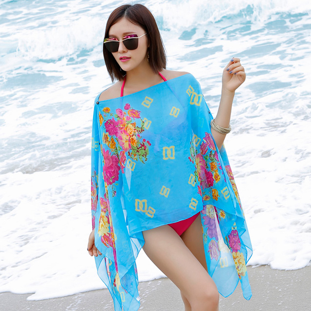 Wholesale sunscreen silk scarf