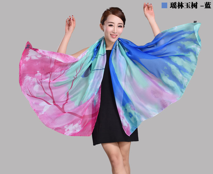Wholesale beach chiffon scarf