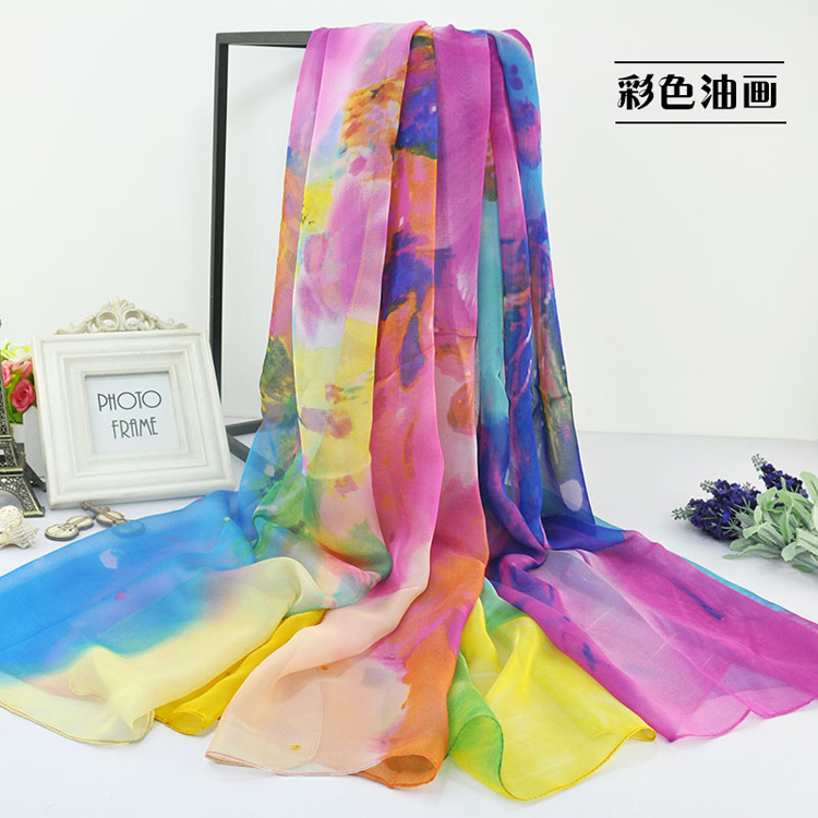 Wholesale beach chiffon scarf