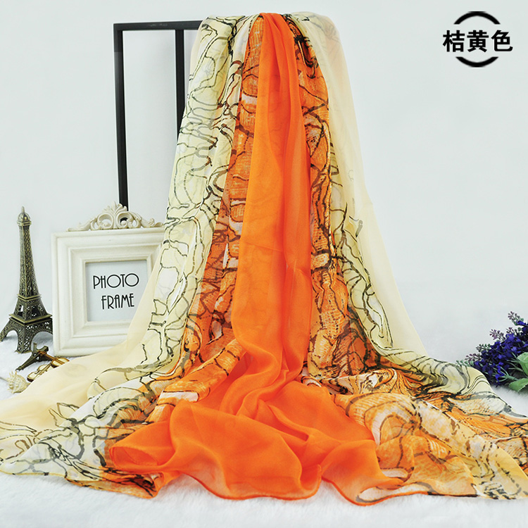 Wholesale beach chiffon scarf