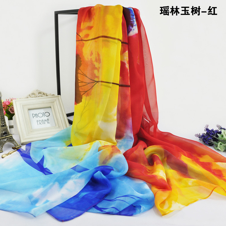 Wholesale beach chiffon scarf