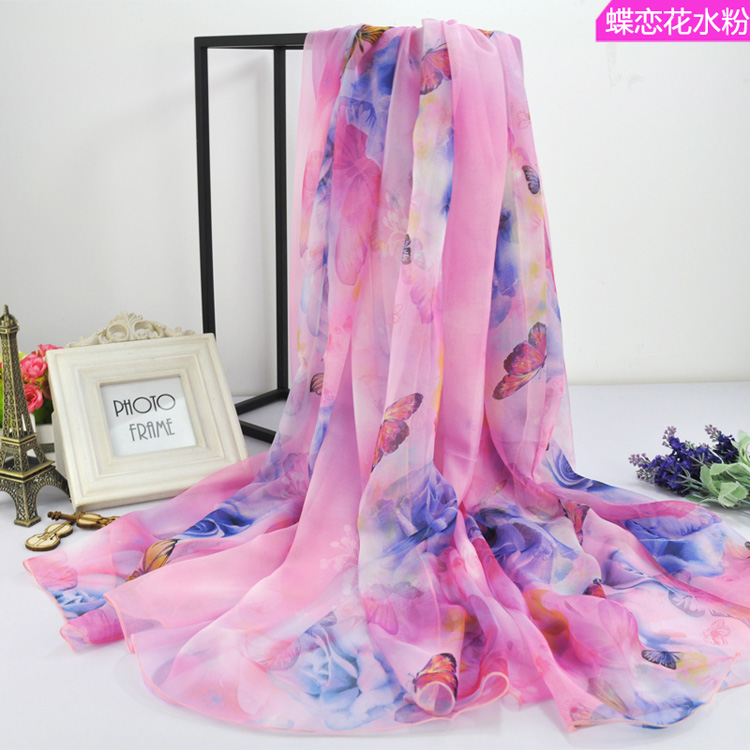 Wholesale chiffon silk beach scarf