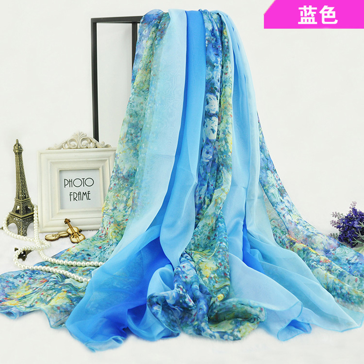 Wholesale chiffon silk beach scarf