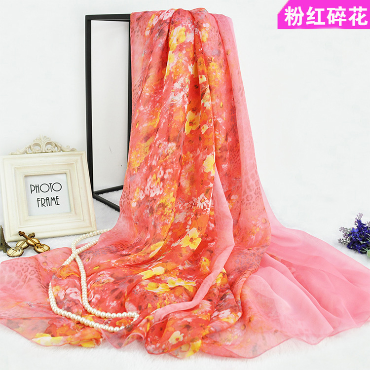 Wholesale chiffon silk beach scarf