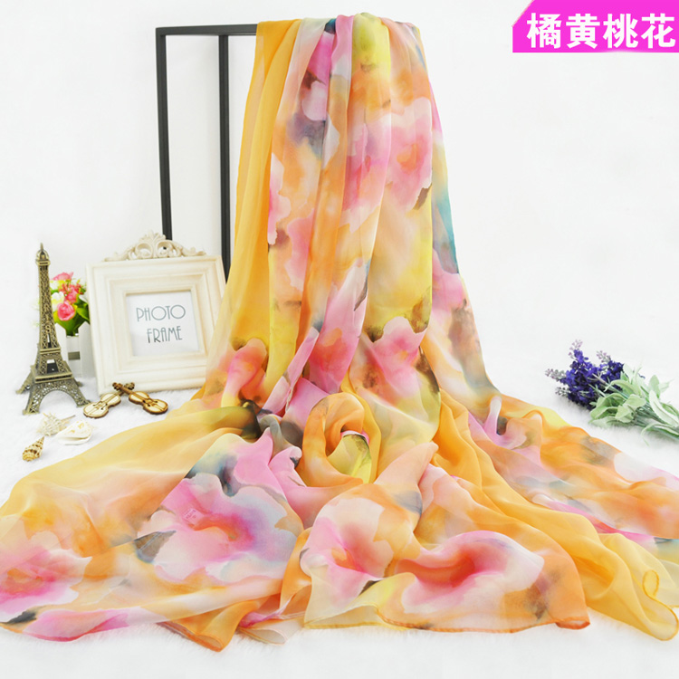 Wholesale chiffon silk beach scarf