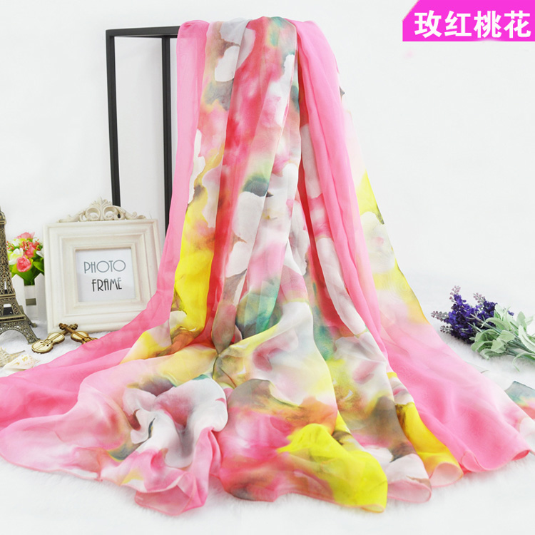 Wholesale chiffon silk beach scarf