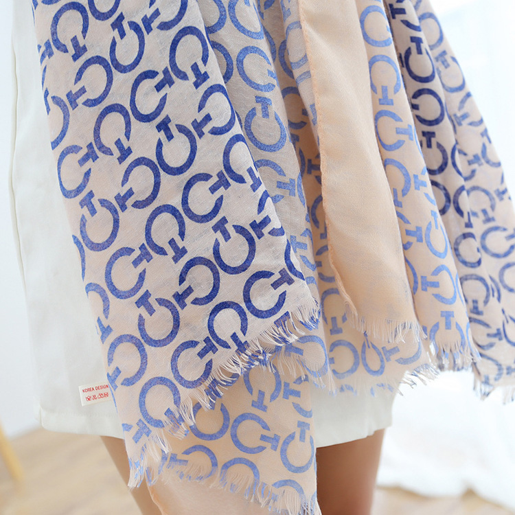Wholesale cotton linen silk scarf