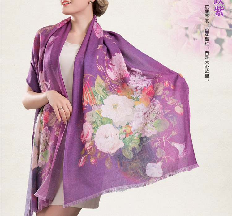 Wholesale wool shawl scarf