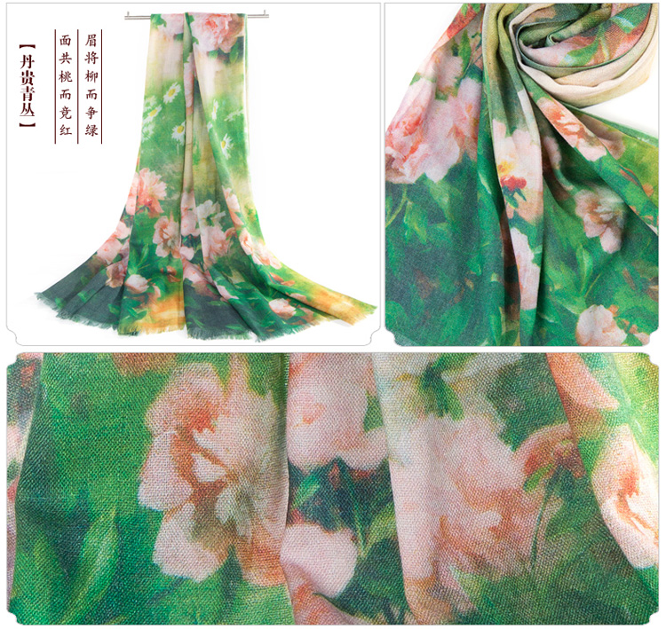 Wholesale wool shawl scarf