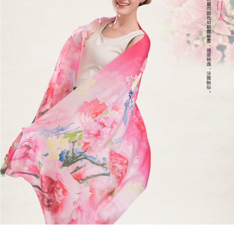 Wholesale wool shawl scarf