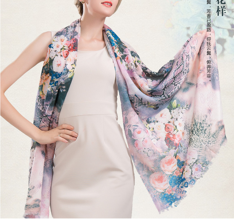 Wholesale wool shawl scarf