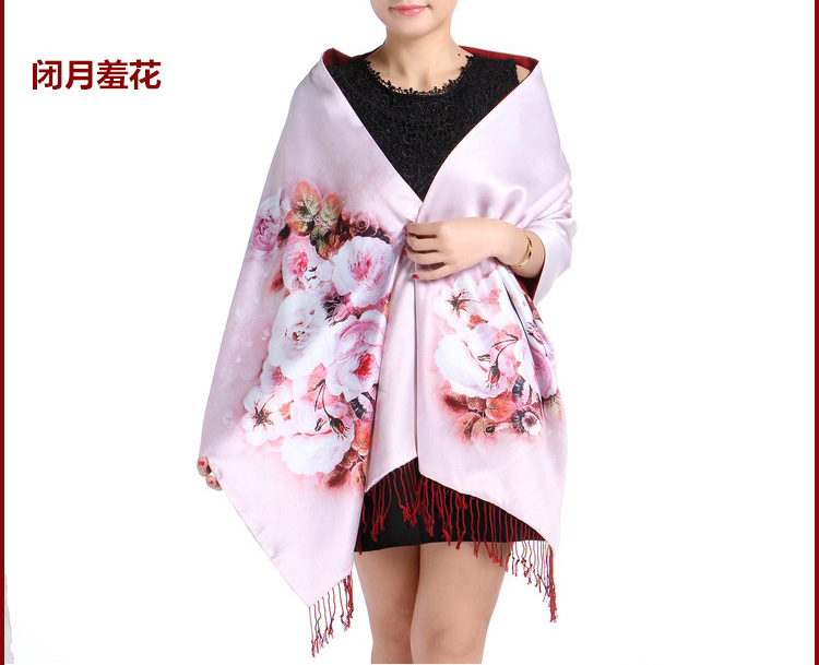 Wholesale digital printing silk scarf