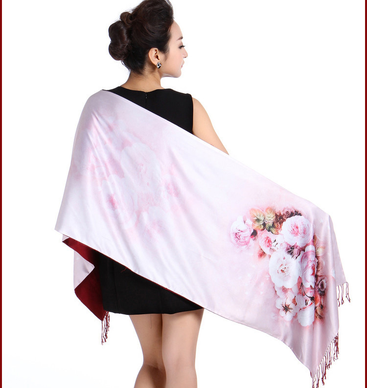 Wholesale digital printing silk scarf