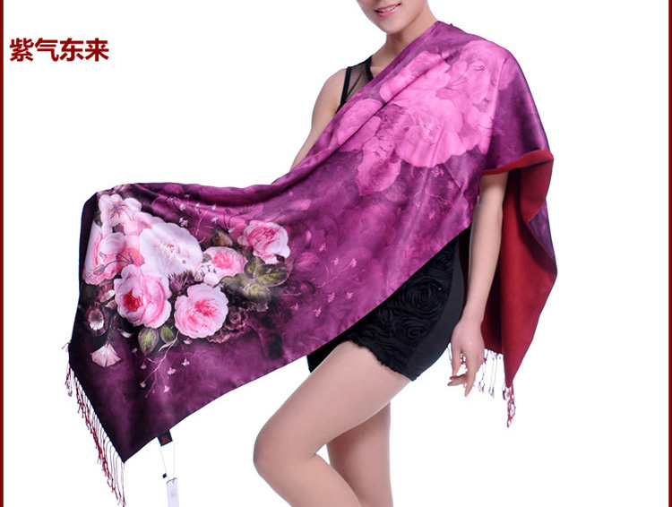 Wholesale digital printing silk scarf