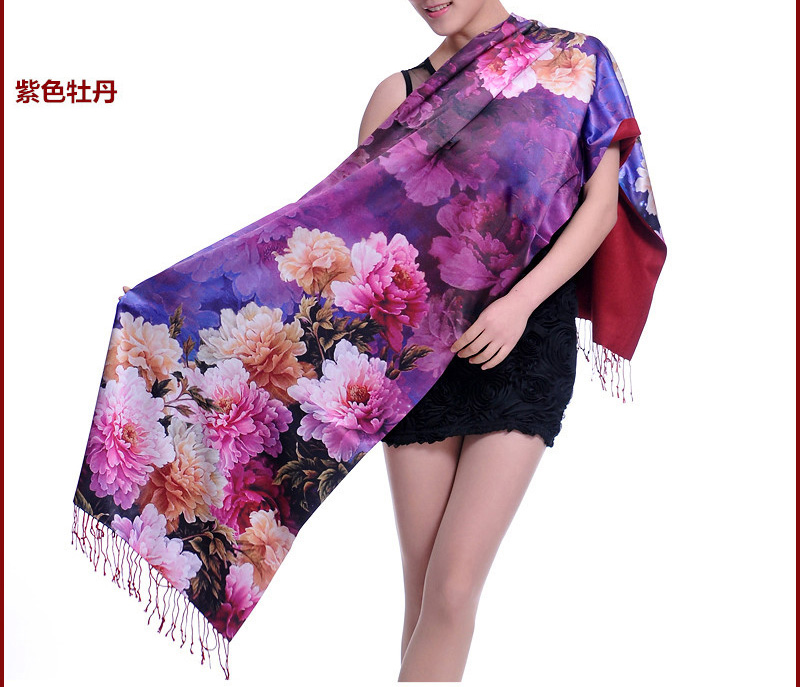 Wholesale digital printing silk scarf